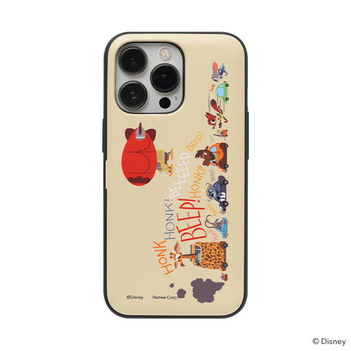 [iPhone 14/14 Pro/13/13 mini/13 Pro/12/12 Pro/11/XR/8/7/SE(第2/第3世代)専用]ディズニーキャラクター Latootoo カード収納型 ミラー付きiPhoneケース