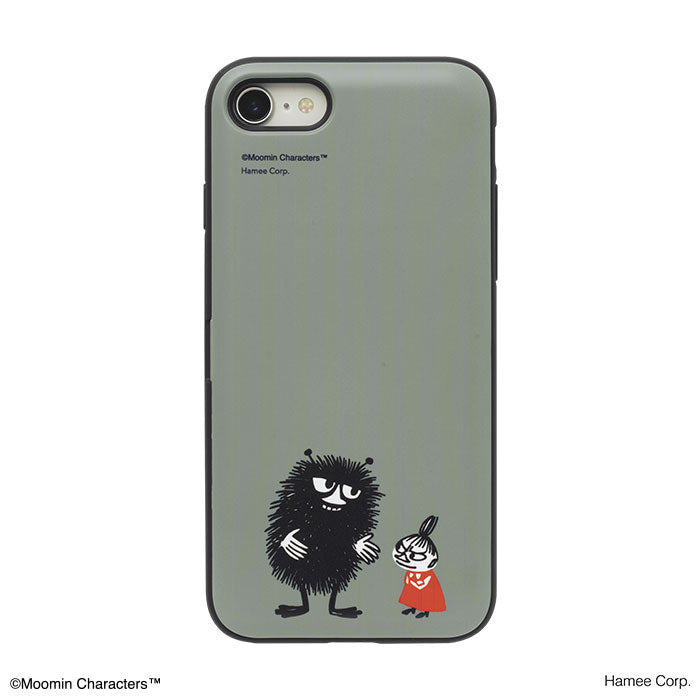 [iPhone 14/14 Pro/13/13 mini/13 Pro/12/12 Pro/11/XR/8/7/SE(第2/第3世代)専用]ムーミン Latootoo カード収納型 ミラー付きiPhoneケース