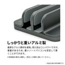 ARCHISS 縦置き収納 UPRIGHT-STAND BY ME 2 DOUBLE(シルバー)
