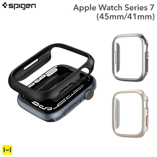 Apple Watch Series 7(45mm/41mm)専用]Spigen シュピゲン Thin Fit ケース