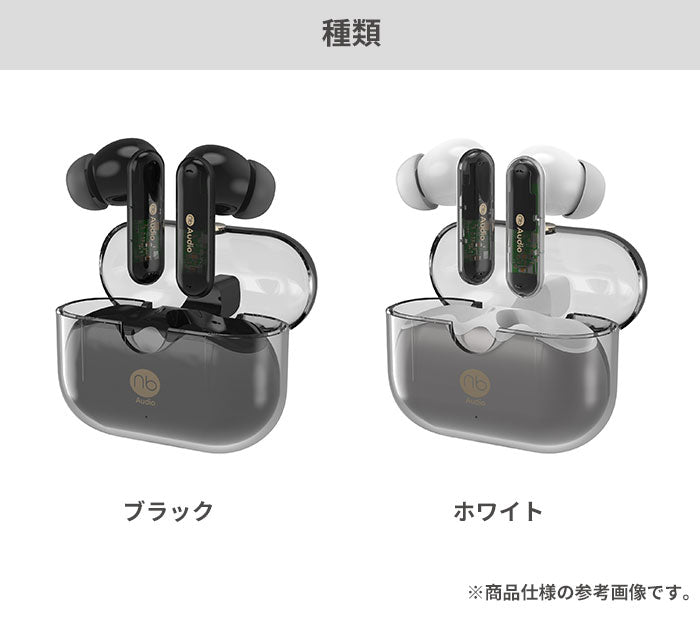 (nb)Audio SkeLeTon Bluetooth5.2対応 外音取り込み機能・ゲーミングモード搭載