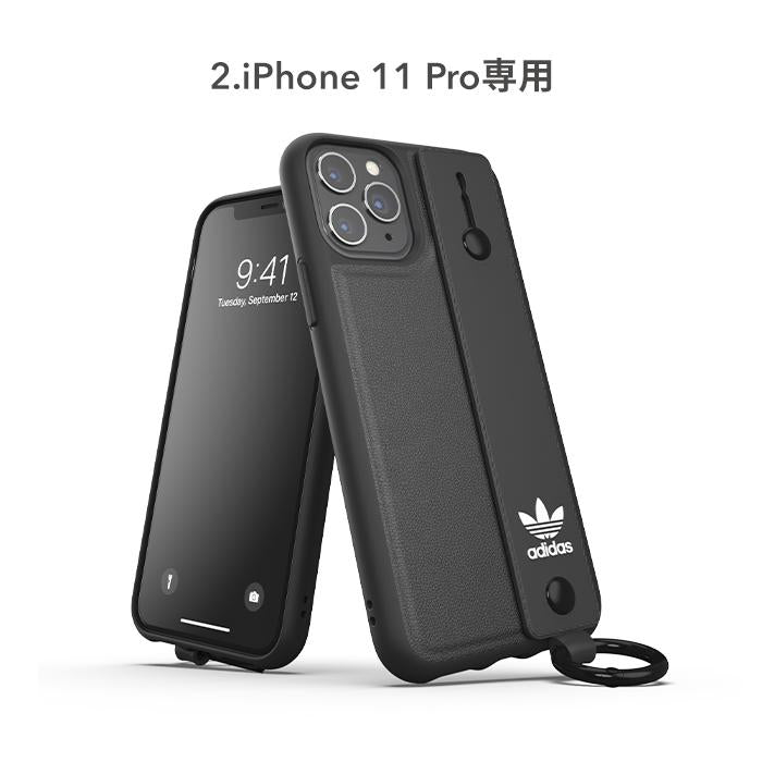 adidas アイホンケース adidas SPORTSWEAR iPhone15ケース CORE ブラック