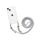 【新】[iPhone 14/13専用]ULTRA FINE 4つ角ストラップホール付クリアケース ショルダーストラップ付き(ルビーレッド)｜スマホケース・スマホカバー・iPhoneケース通販のHamee