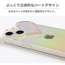 [iPhone 15/14/13/SE(第3/第2世代)/8/7専用]ULTRA FINE 3Dぷっくりハートケース