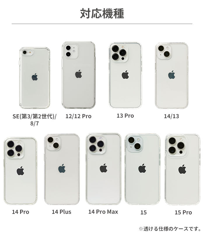 対応機種はiPhone 15/15 Pro/14/14 Pro/14 Plus/14 Pro Max/13/13 Pro/12/12 Pro/8/7/SE(第2/第3世代)