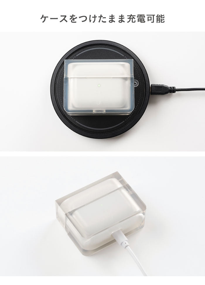 AirPods Pro 本体+充電ケース+クリアカバー AirPods Pro ケース クリア