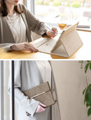  [iPad 10.2inch(第9/8/7世代)/iPad Air 10.9inch(第5/4世代)/iPad mini 8.3inch(第6世代)専用]salisty(サリスティ) スエードスタイル iPadケース｜スマホケース・スマホカバー・iPhoneケース通販のHamee