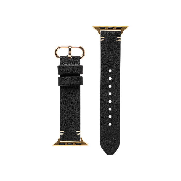 [Apple Watch Series 9/SE(第2/1世代)/8/7/6/5/4/3/2/1(38-41mm)専用]salisty noble レザーバンド