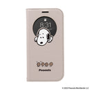 [iPhone 15/14/13/SE(第2/第3世代)/8/7/6s/6専用]PEANUTS/ピーナッツ/フリップ窓付きダイアリーケース