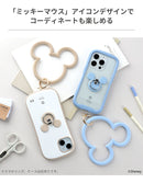 【各種スマートフォン対応】ディズニーキャラクター シリコンハンドストラップ(ミッキーアイコン)
