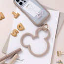 【各種スマートフォン対応】ディズニーキャラクター シリコンハンドストラップ(ミッキーアイコン)
