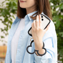 【各種スマートフォン対応】ディズニーキャラクター シリコンハンドストラップ(ミッキーアイコン)