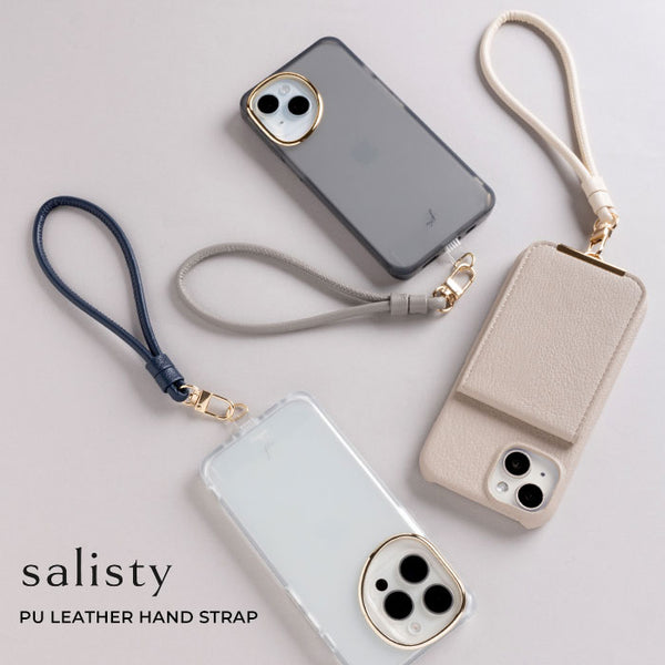 salisty PUレザーハンドストラップ