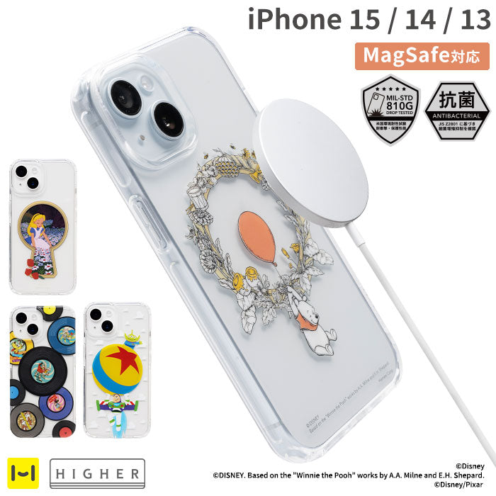 [iPhone 15/14/13専用] ディズニー＆ピクサーキャラクター HIGHER MagSafe対応 ハイブリッドケース
