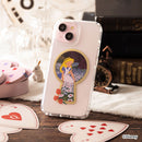 [iPhone 15/14/13専用] ディズニーキャラクター HIGHER MagSafe対応 ハイブリッドケース