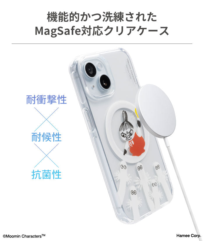 [iPhone 15/14/13専用] ムーミン HIGHER MagSafe対応 ハイブリッドケース