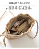 [各種スマートフォン対応]巾着型スマホショルダーポーチ