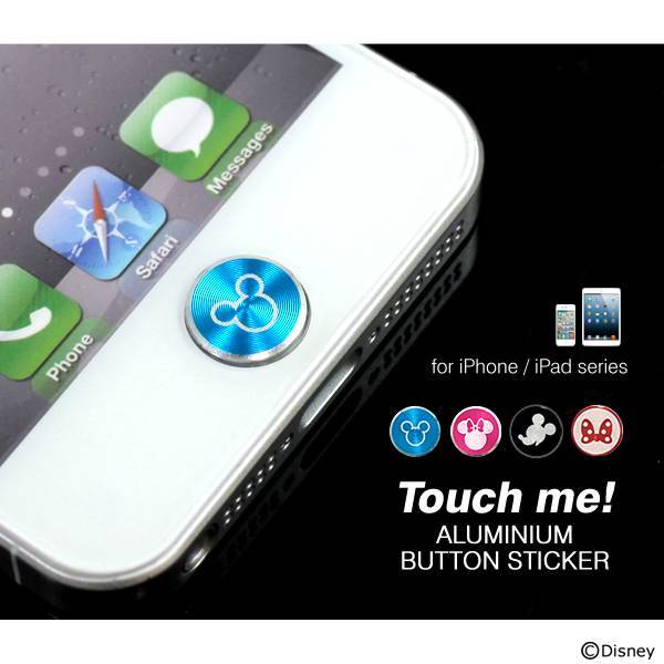 Touchme!ディズニーキャラクター/アルミボタンステッカー｜スマホケース・スマホカバー・iPhoneケース通販のHamee