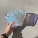 オーロラ カメラ保護 黄ばみにくい HIGHER ケース【iPhone 15/15 Pro/14/14 Pro/14 Plus/14 Pro Max/13/12/12 Pro/8/7/SE(第2/第3世代)専用】